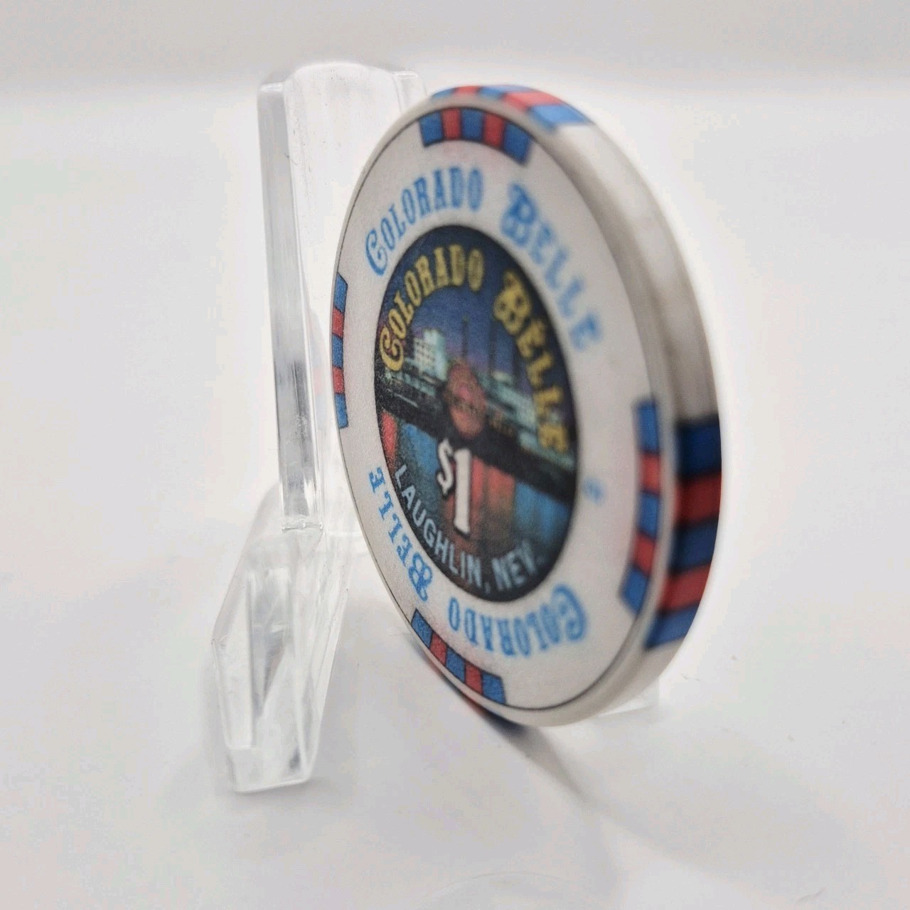 Colorado Belle Resort Casino Laughlin Nevada 2010 $1 Casino Chip D0012