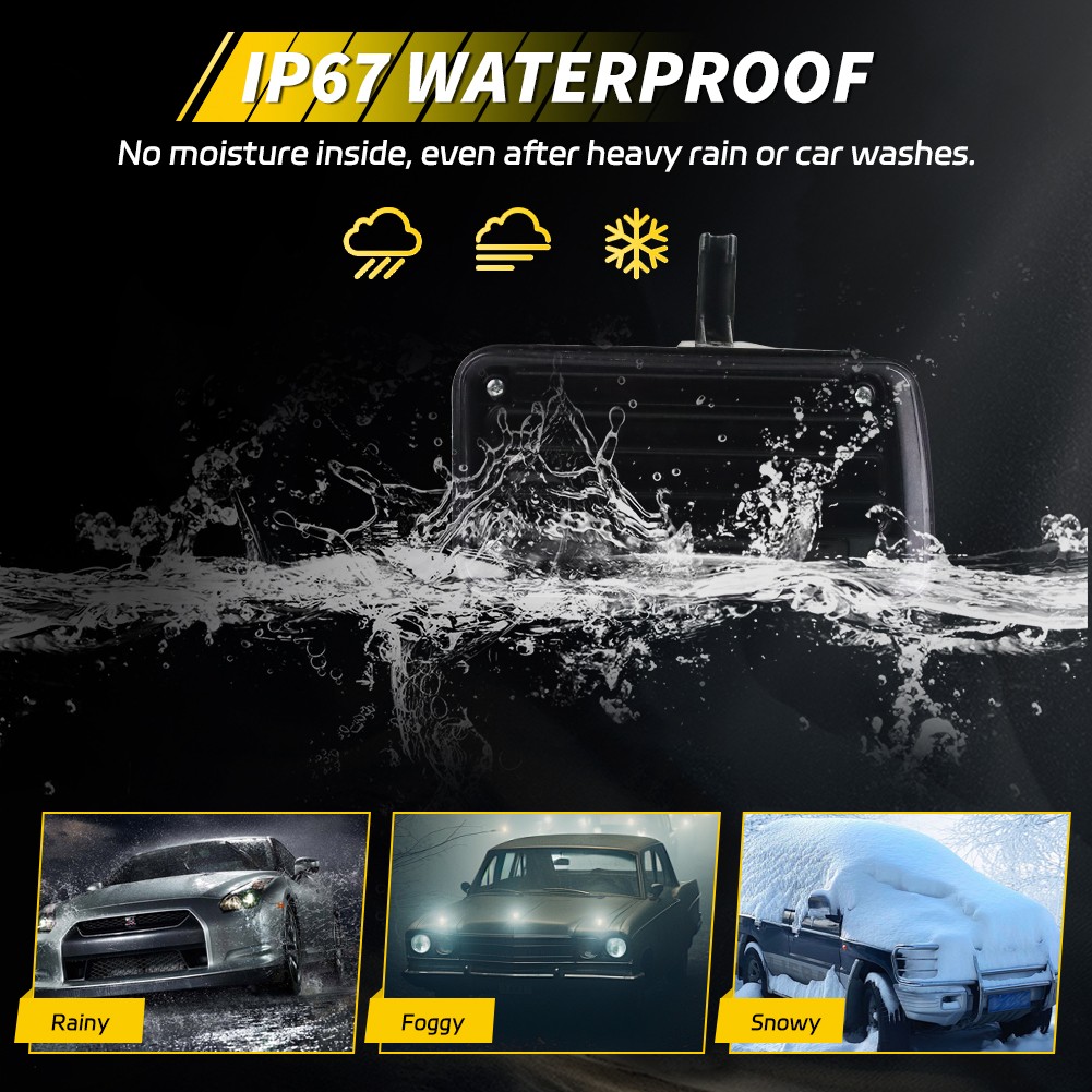 2X Smoked Red LED Rear Tail Brake w/White Backup Lights For 1970 Chevry Chevelle