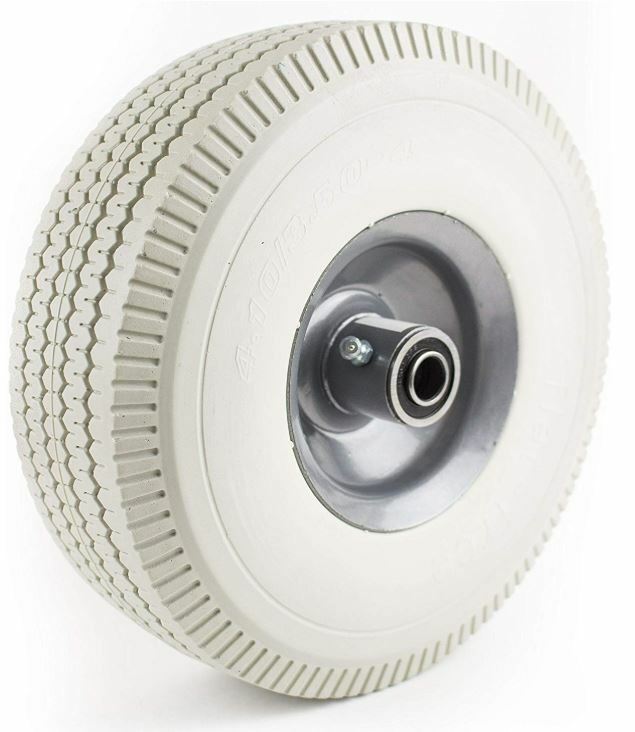 NK Heavy Duty Solid Rubber Flat Free Tubeless Hand Truck/Utility Tire Wheel, WFF