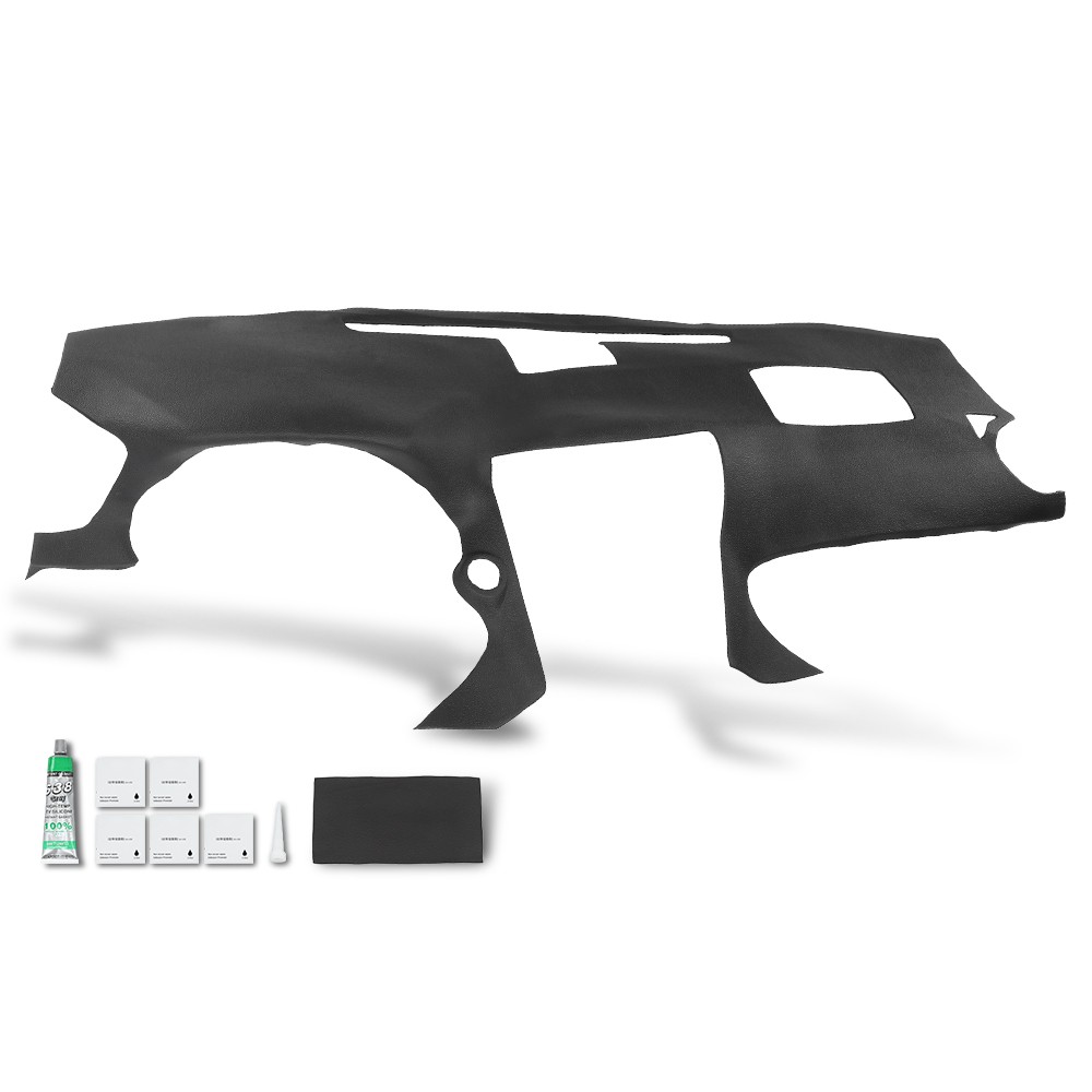 Soft TPE Dashboard Dash Cover Cap Overlay Black Fit For 06-13 Lexus IS250 IS350