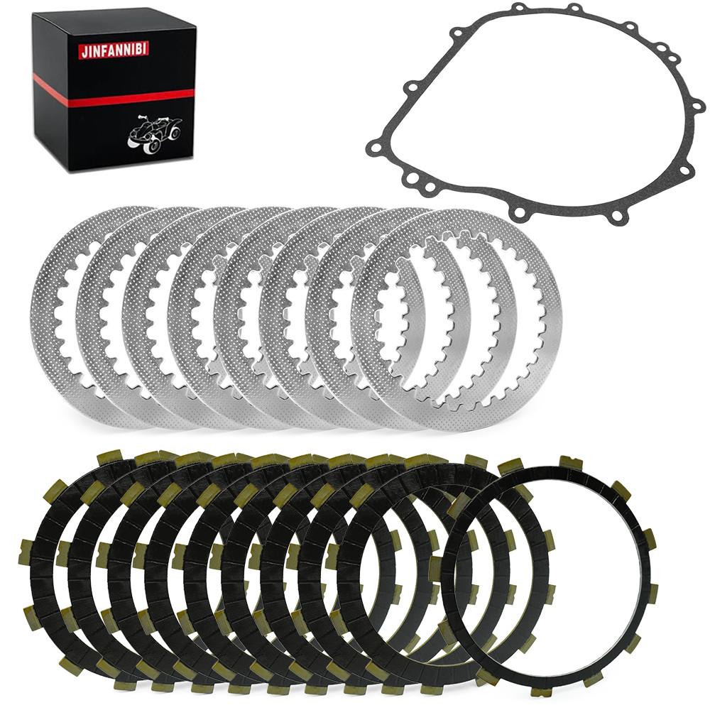 Clutch Friction w/Steel Plates & Gasket Kit for Yamaha YXZ1000R SS EPS 2017-2023