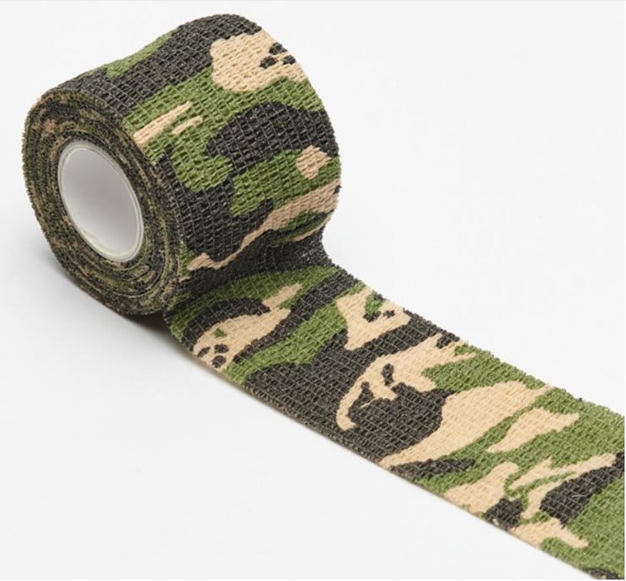Cohesive Bandages Camouflage, 2” inch wide x 5 yards (50mm X 4.5m), 12pcs