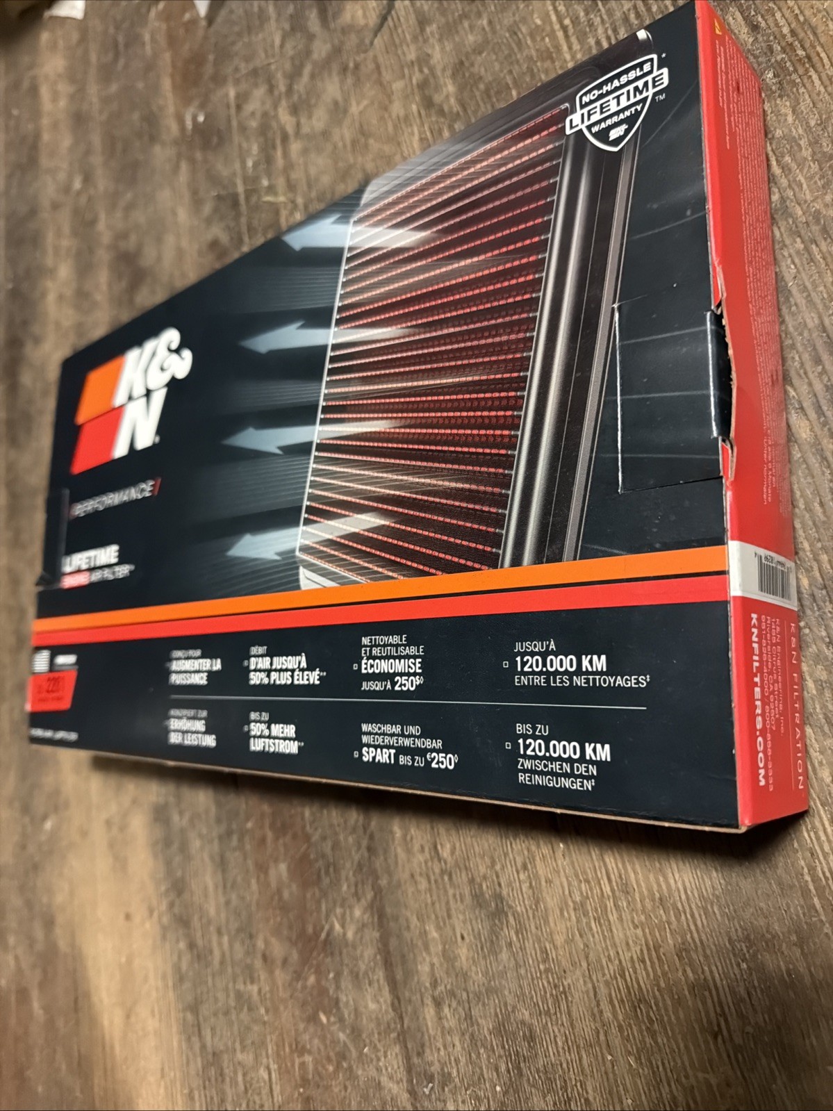 K&N High-Flow Engine Air Filter Toyota 4Runner Tacoma Tundra 4.0L 22JS2963-C1