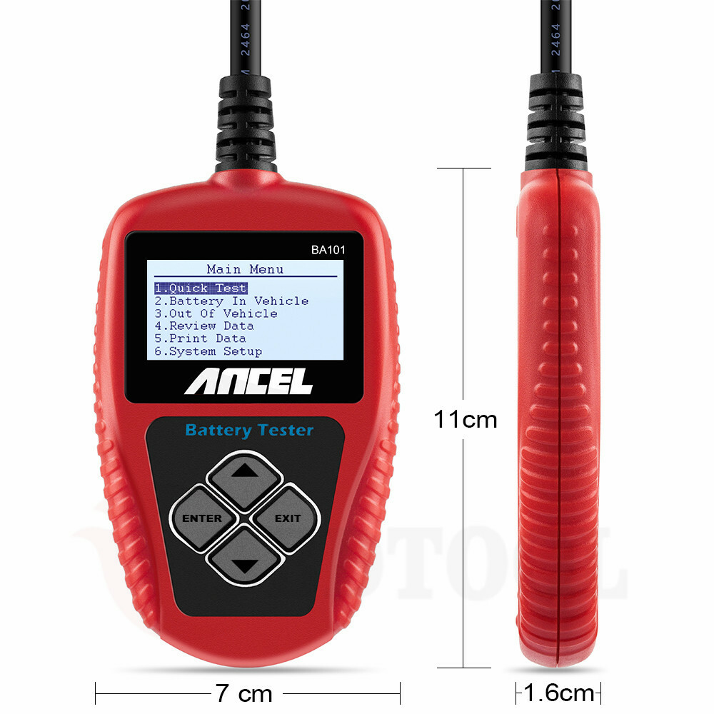 LED 12V Car Battery Load Tester Alternator Battery Analyzer Auto Diagnostic Tool