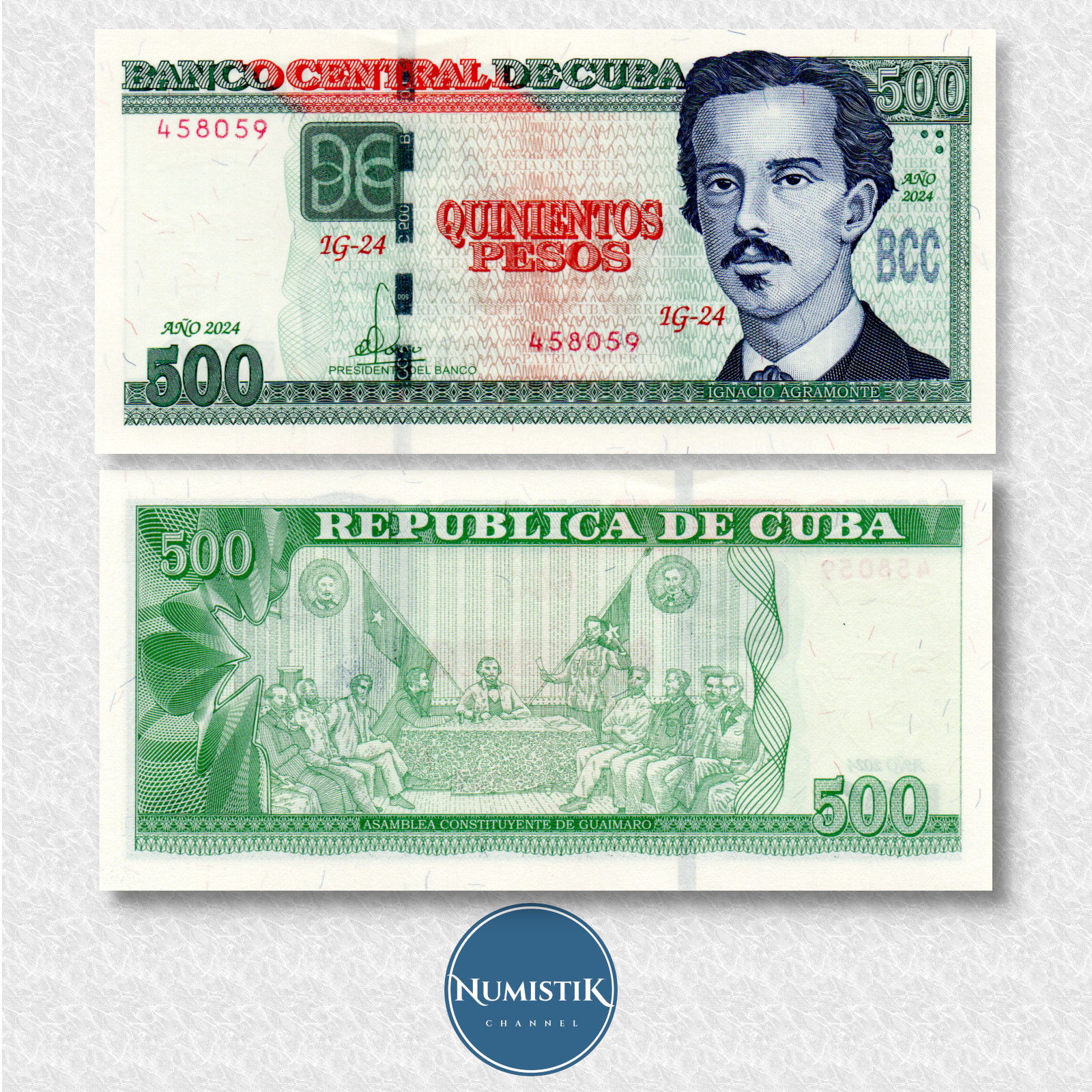 BCC - HIGH DENOMINATION - 500 pesos UNC Banknote and Free Banknote Family Guide