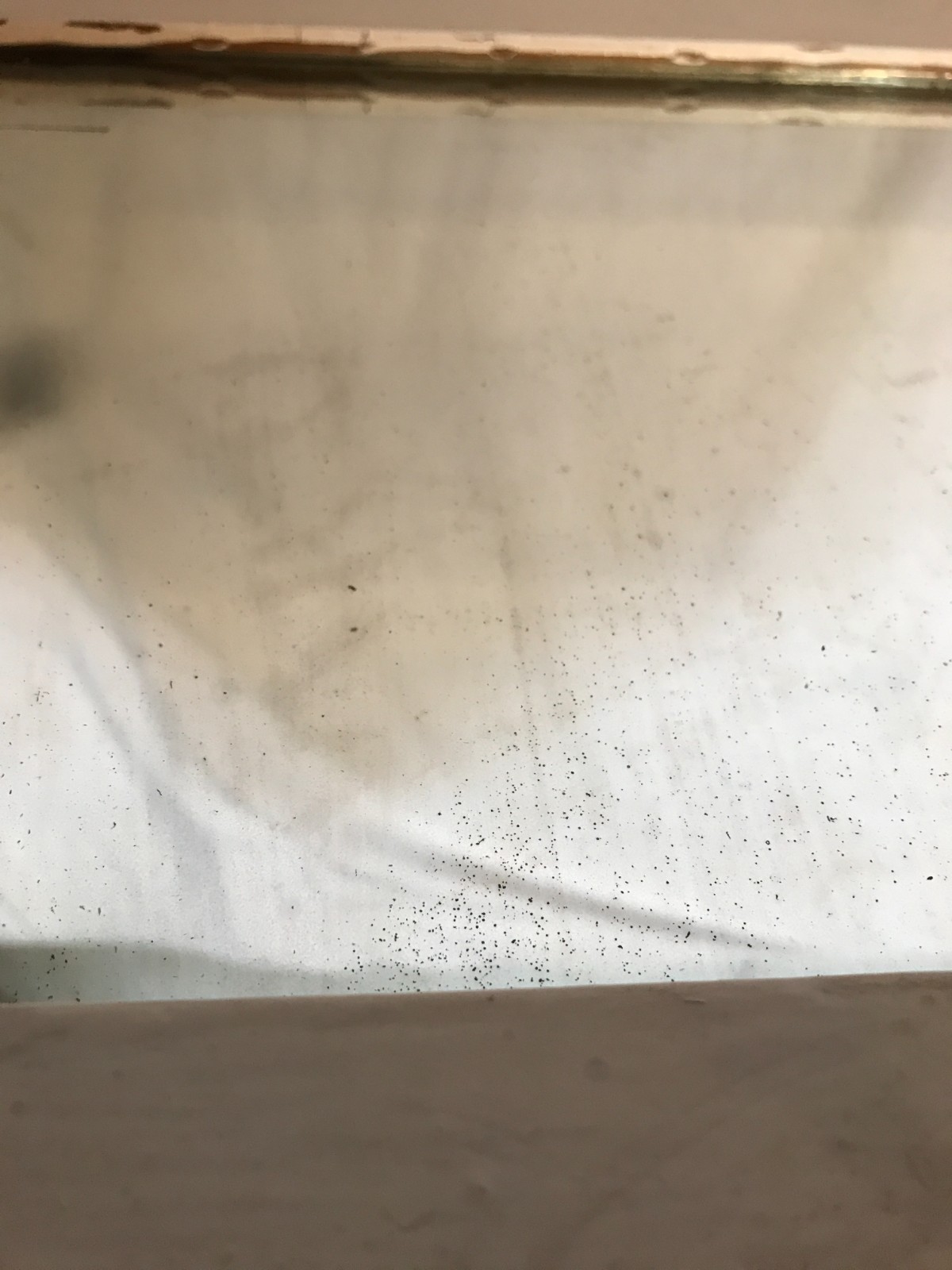 VTG Shabby White 17x21 Wood Wall Mounted Medicine Cabinet Chic Old 479-26B