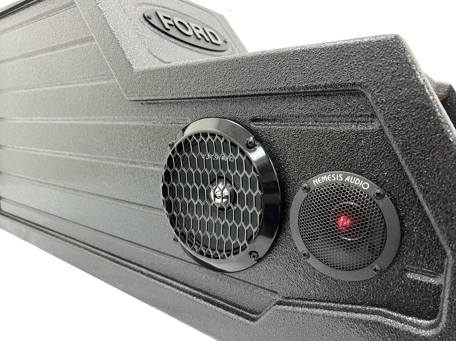 Ford F-150 04-08 Center Console Subwoofer Box 1x12” Woofer F150 Crew Cab