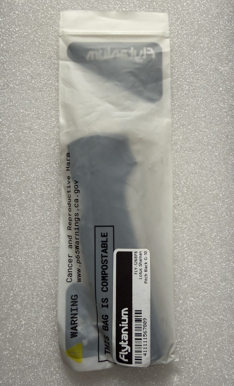 Flytanium Lotus Scales - Spyderco Shaman - Pitch Black G-10