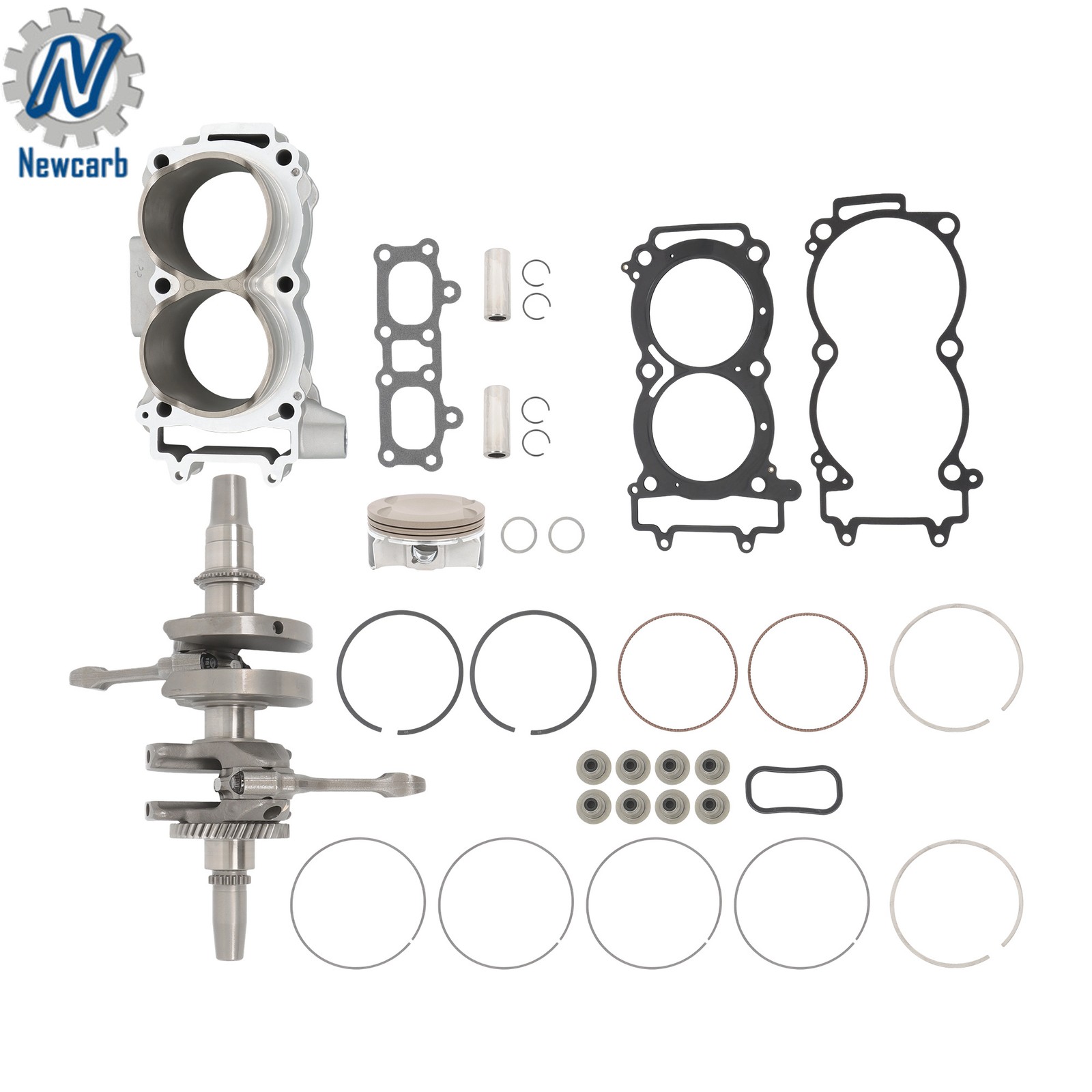 Cylinder Crankshaft Gasket 3023156 3022594 For Polaris RZR XP 1000 /XP 1000