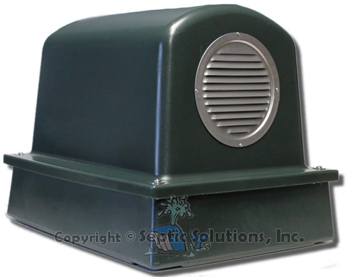 SEPTIC AIR PUMP HOUSING COVER AND BASE FREE SHIPPING