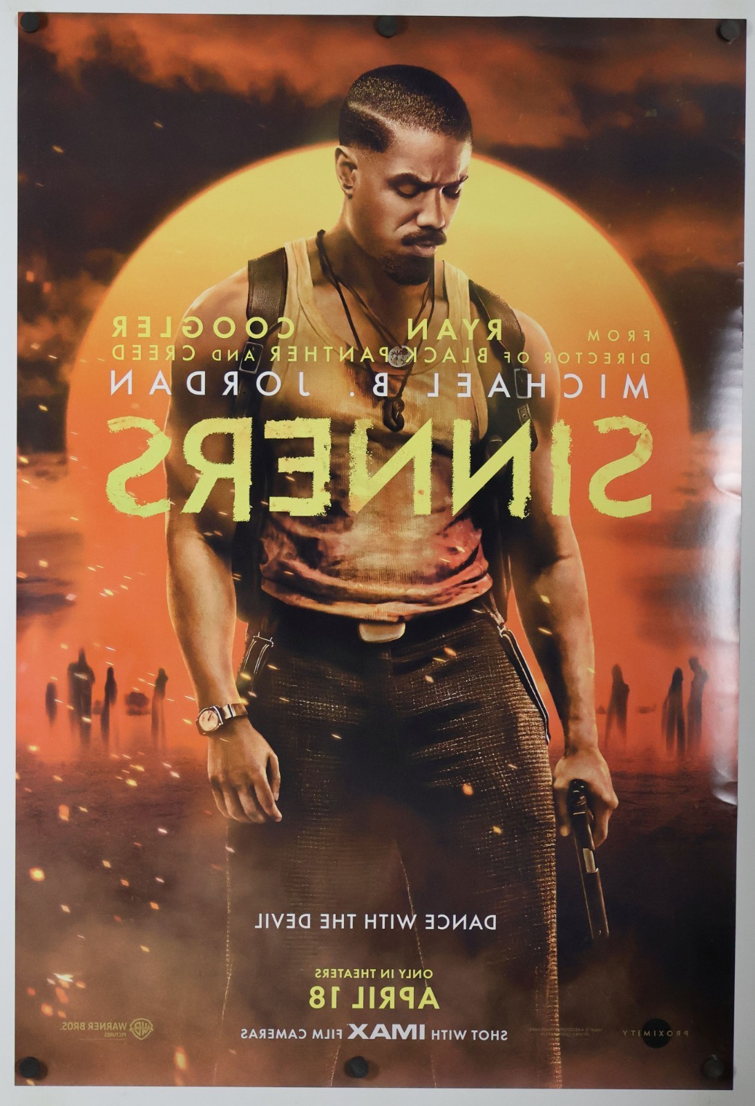 Sinners original DS movie poster 27x40 2025 B Michael Jordan Vampires V Klan