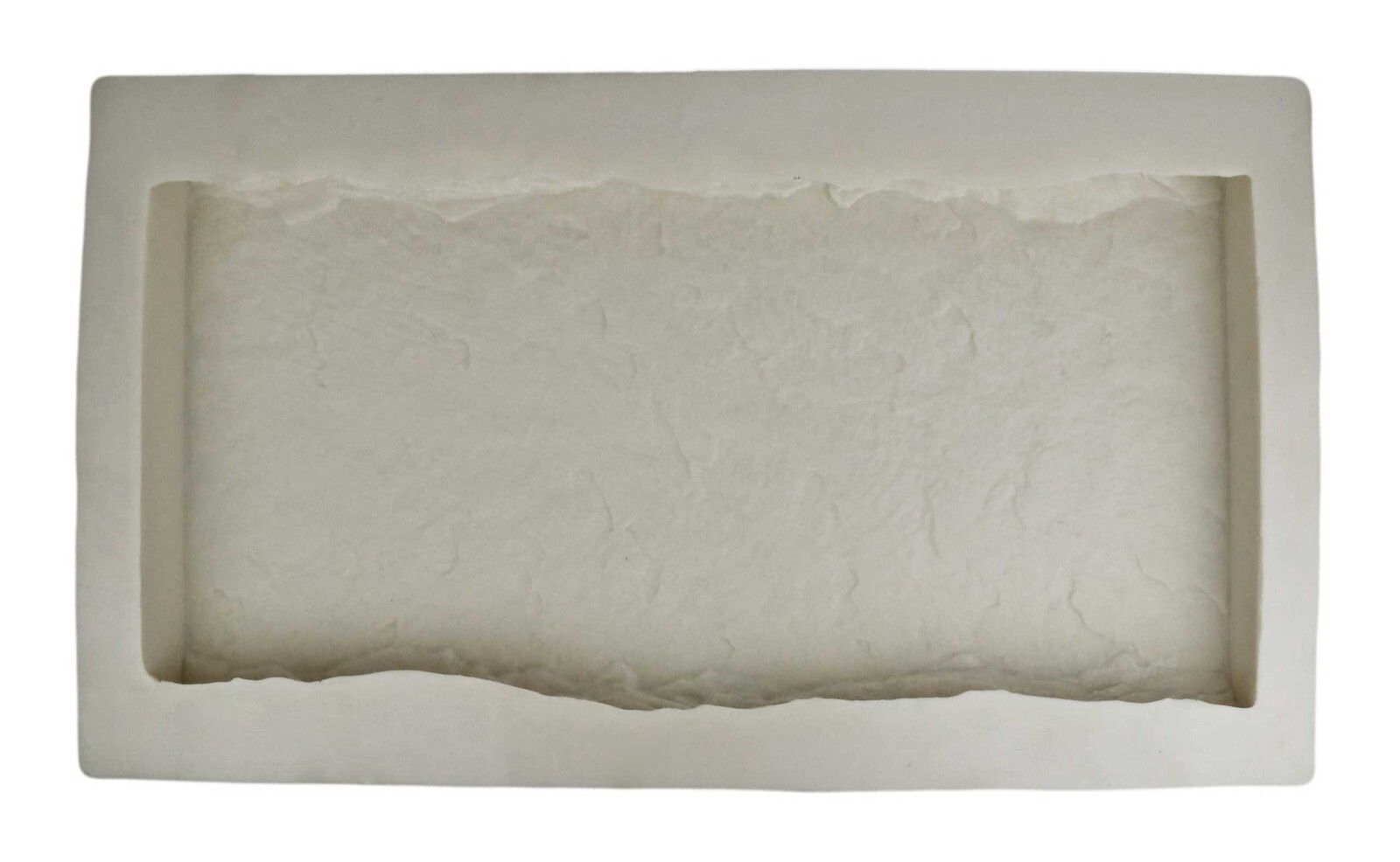 Stone Master Molds Rubber Molds for Concrete, Slate Wall Cap Mold, 24"L x 12"W