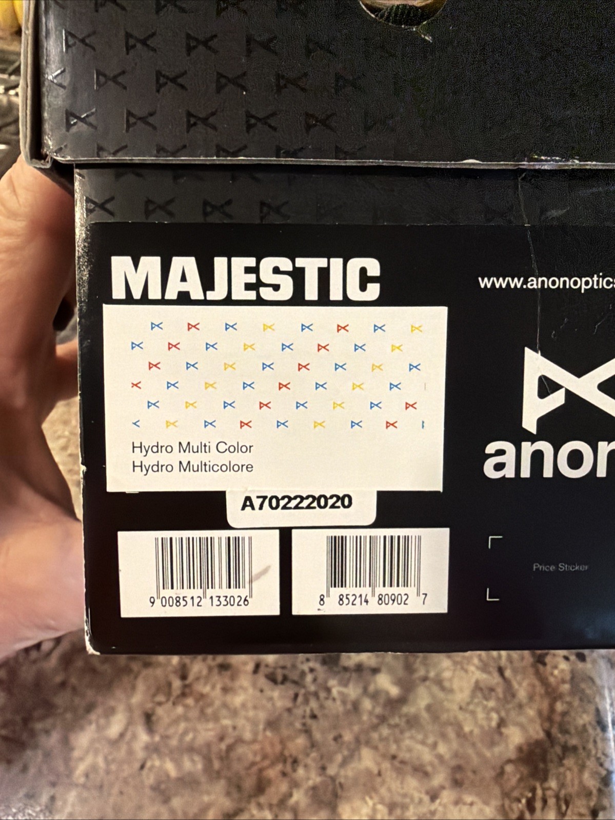 Anon Majestic Women's Ski Goggle White Hydro Multi Color DEAD STOCK NIB UglyBox