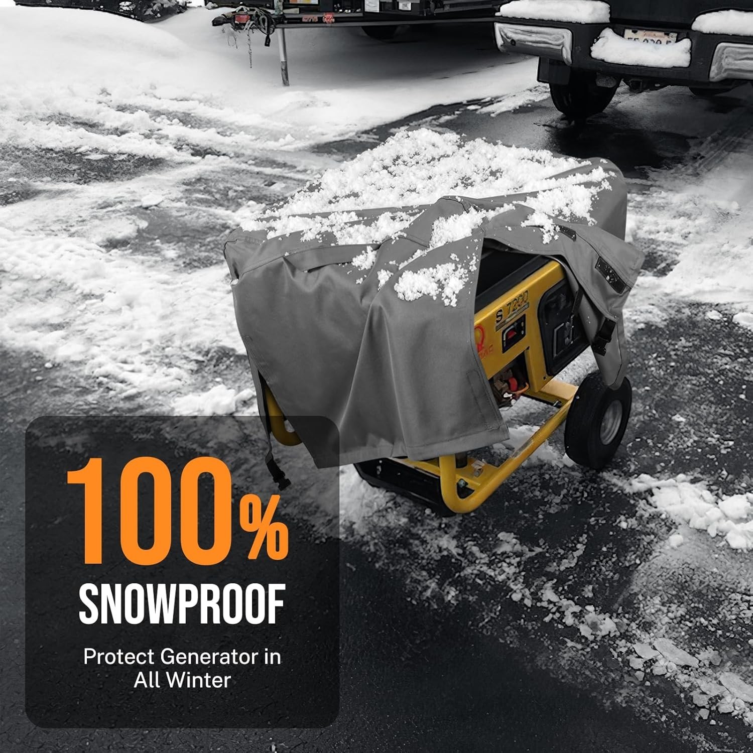 Generator Cover Waterproof 5000-10000W Heavy Duty Outdoor Open Frame Universal