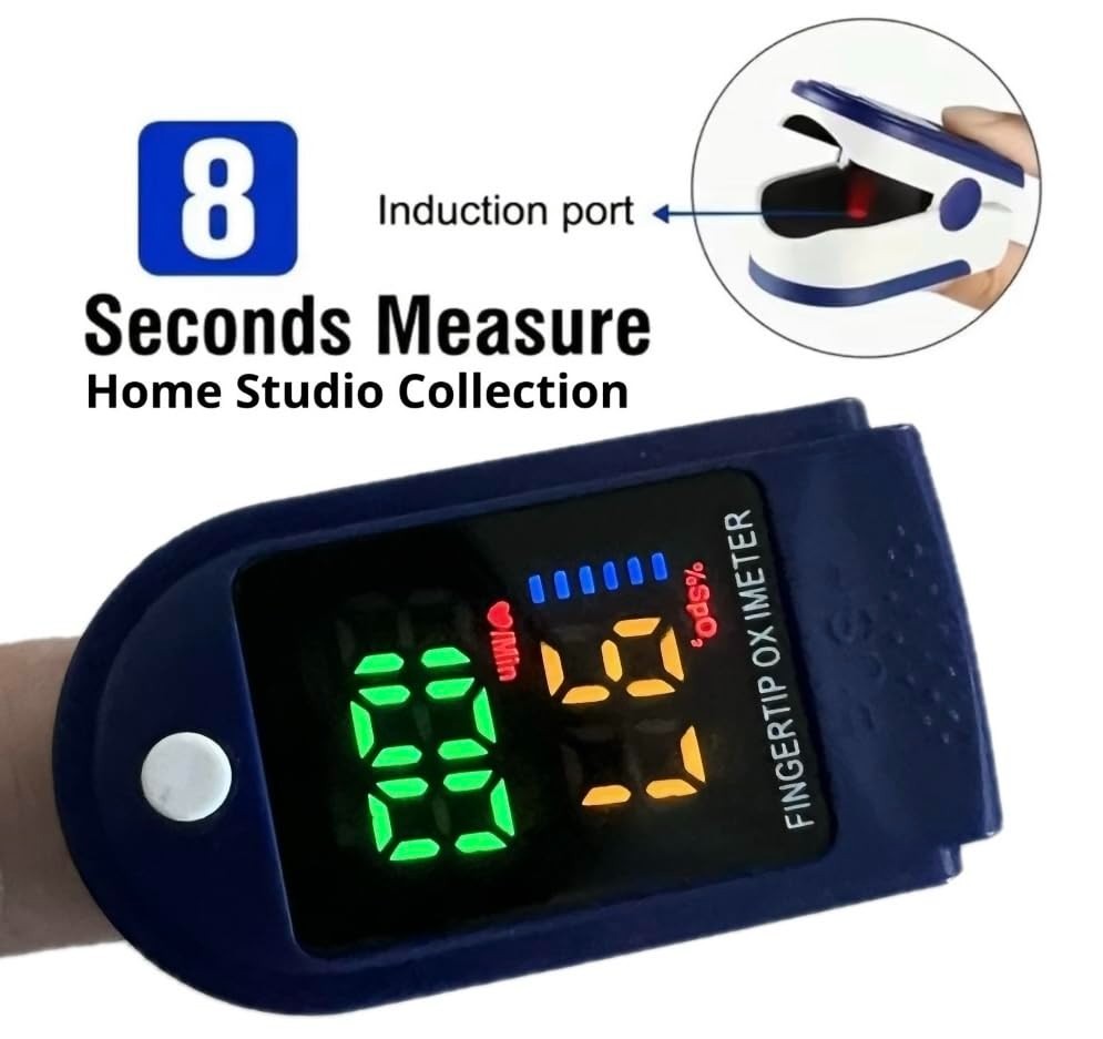 Finger Tip Pulse Oximeter LED Blood Meter For Hospital Household NEW