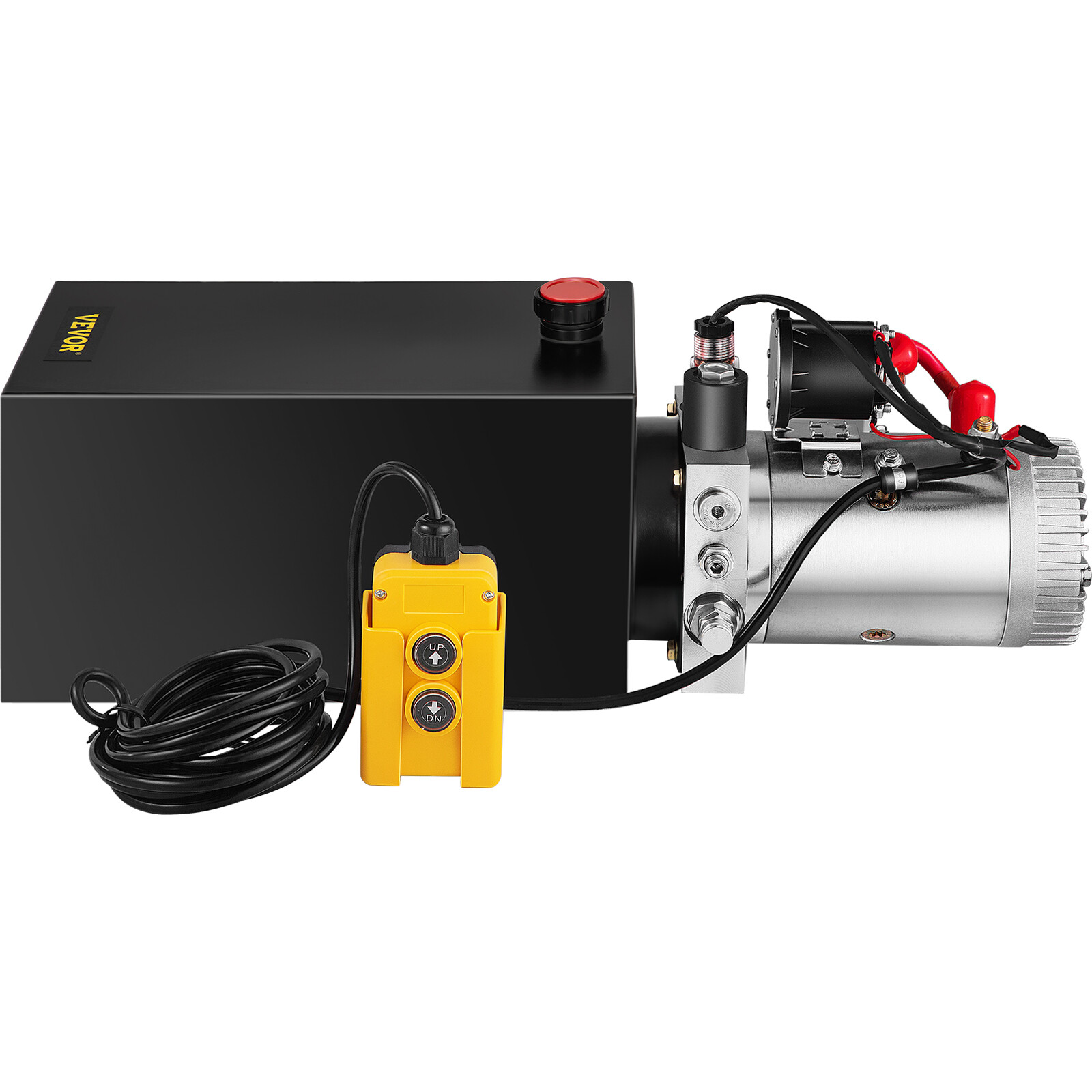 VEVOR 10 Quart Single Acting Hydraulic Pump Dump Trailer Unloading Reservoir