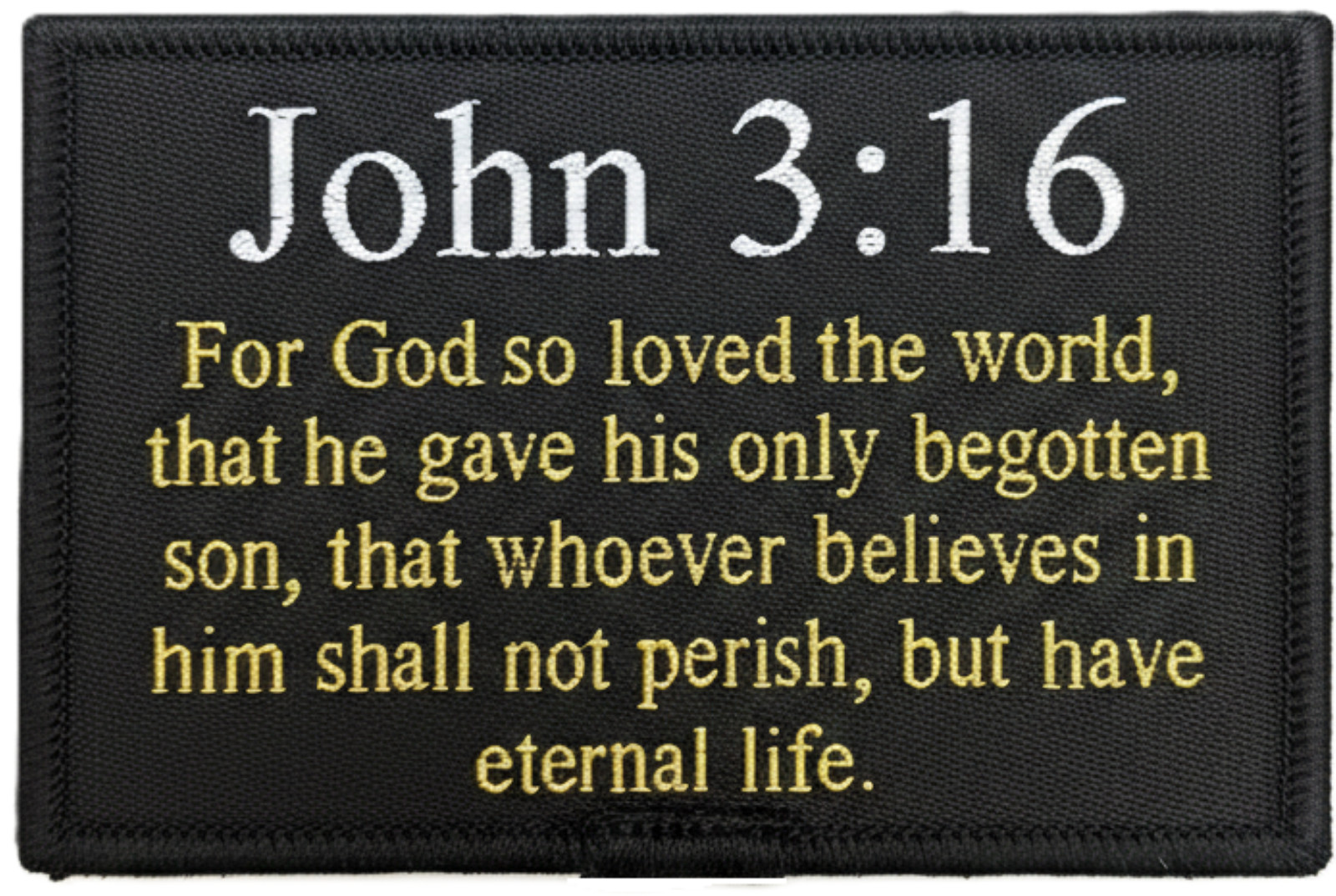 John 3:16 Religious Christian Catholic Tactical Morale Hook And Loop Patch