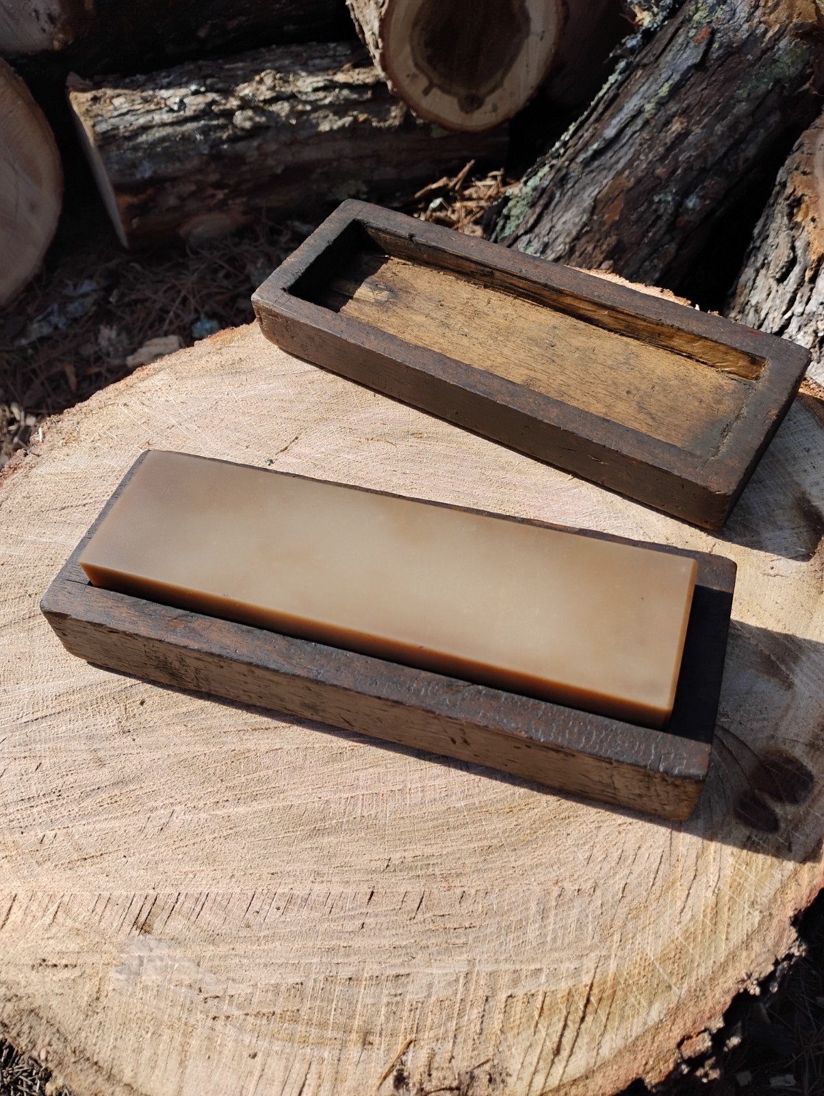 Butterscotch, Hard Arkansas, Translucent Novaculite, Knife Sharpening Oil Stone.