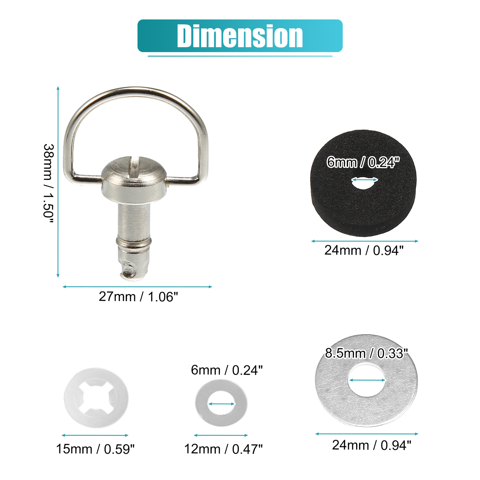Piece of 4 Roof Pins Quick Release Bolts fit for Can Am Maverick X3 2017-2023