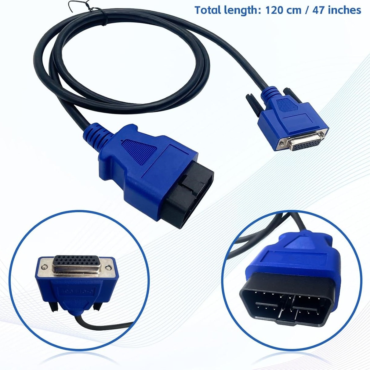 1x 493113 OBD2 Diagnostic Cable Adapter For Nexiq USB Link 2 & 3 J1962 Vehicles