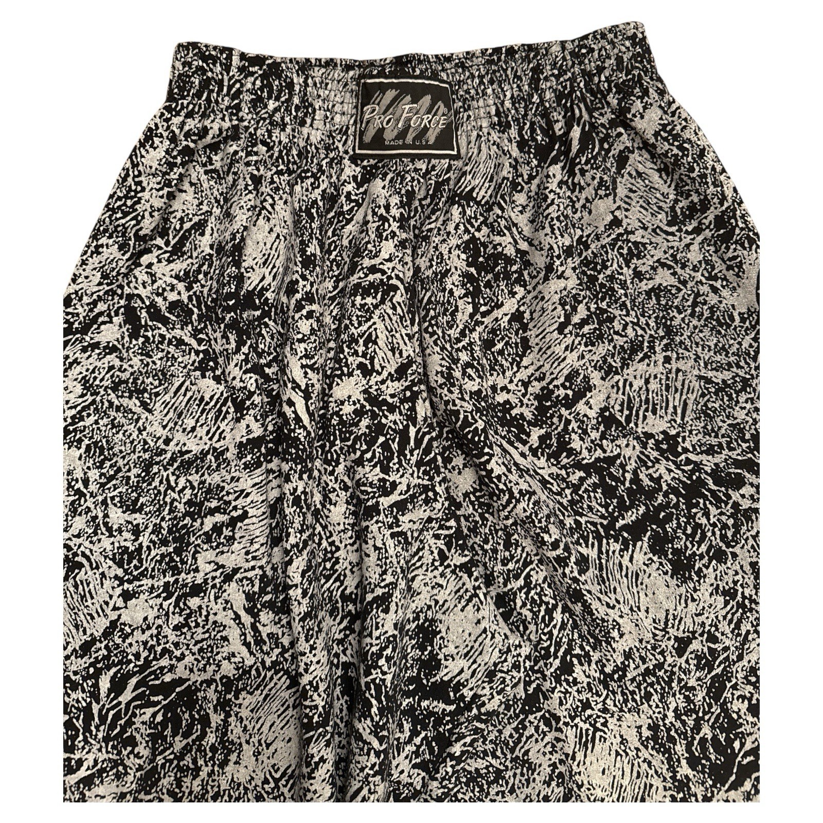 VTG Athletic Works Workout Pants Mens M Retro Geometric Gym 80s 90s USA Made