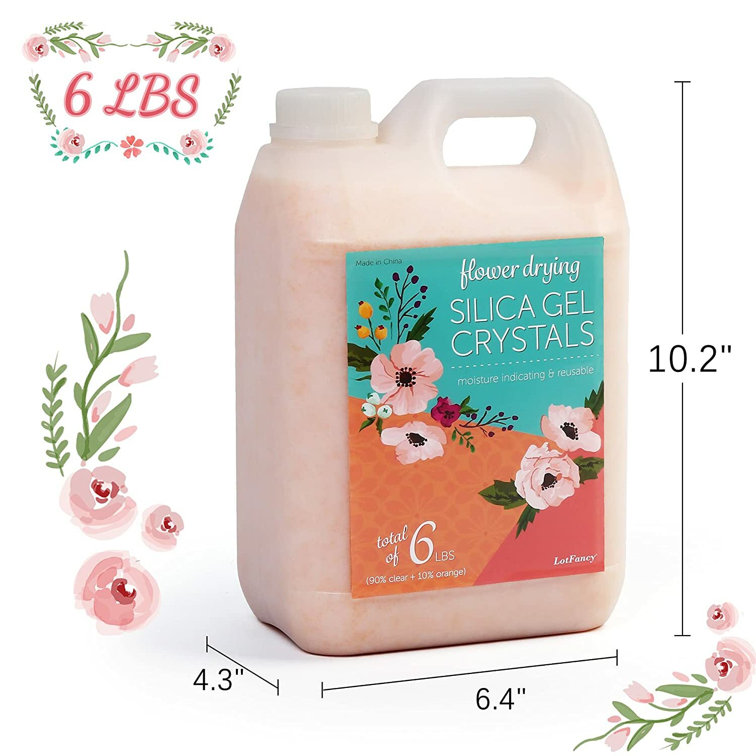 Silica Gel Flower Drying Crystals Color Indicating Wedding Bouquet Preservation