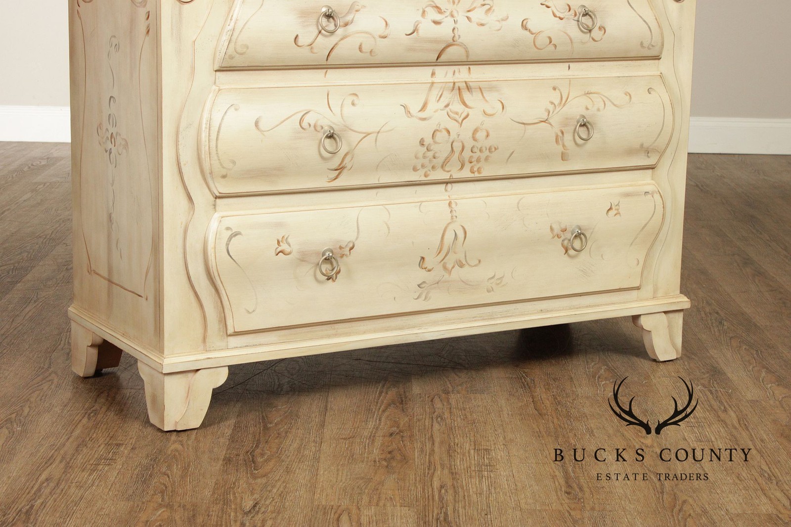 Ethan Allen 'Legacy' Paint Decorated Chest of Drawers