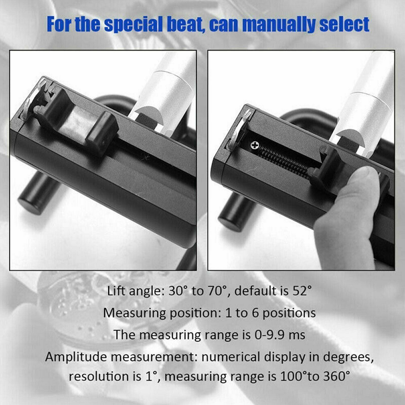 Weishi No.1900 Timegrapher Mechanical Watch Timing Machine Multifunction New