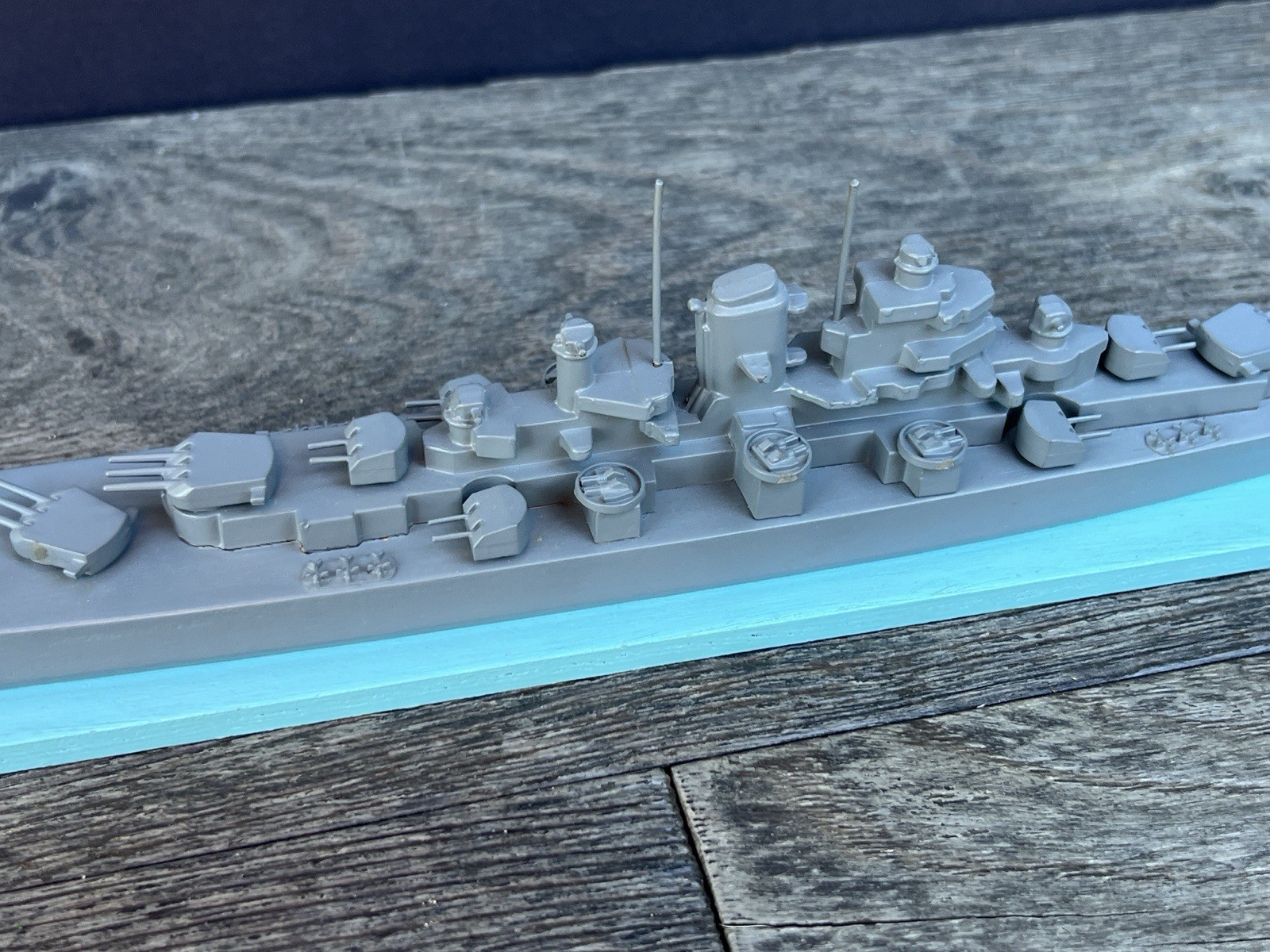 Vintage 1945 H.A. Framburg WW2 Recognition Model Fargo Class Cruiser U.S. CL