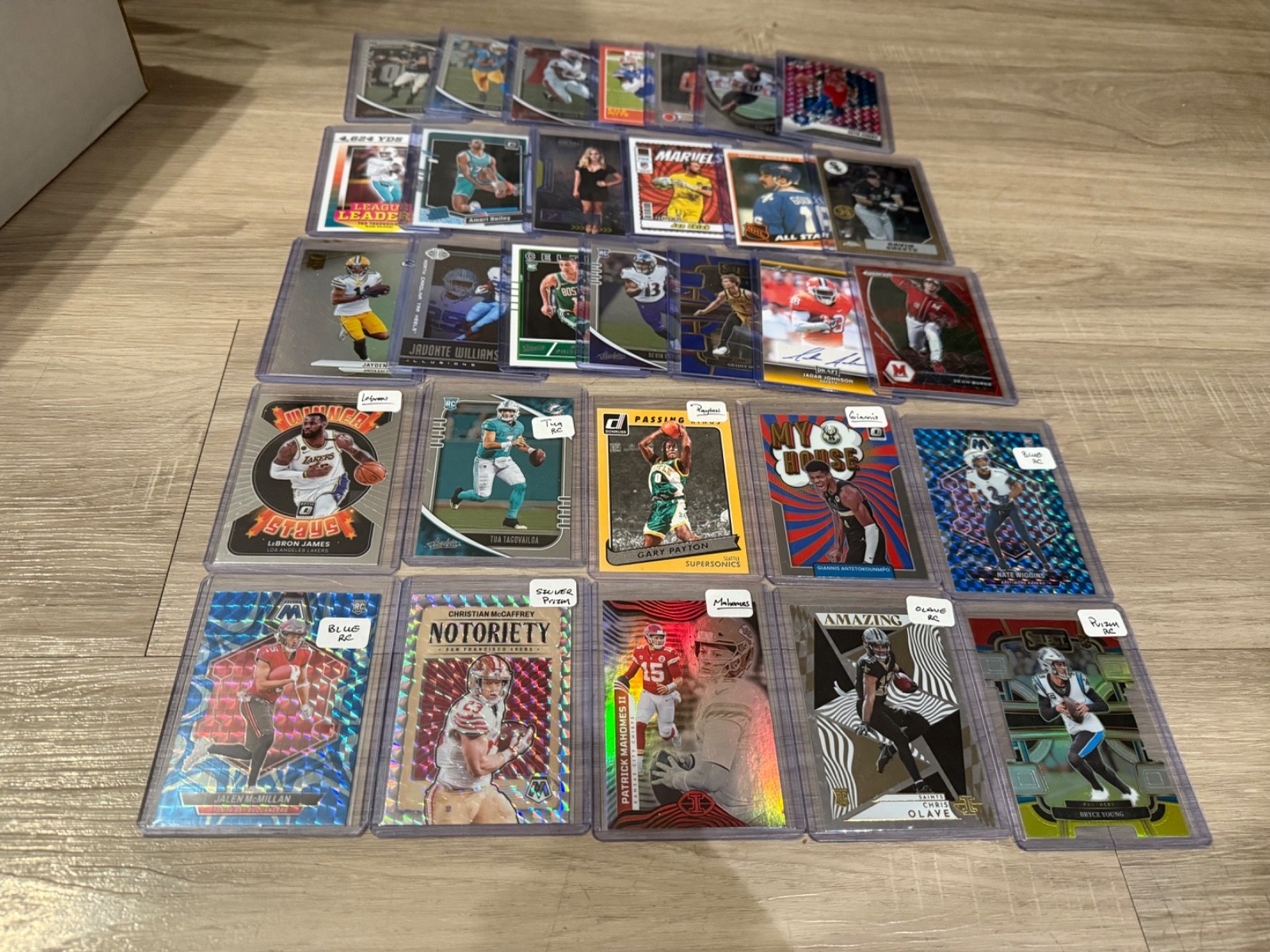 Loaded 2 Row Sports Collection Auto HOF Prizm Patch Refractor RC LOT