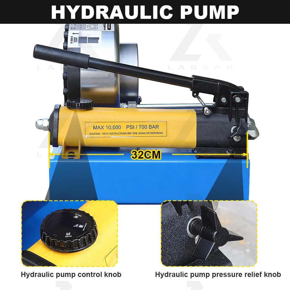 Hydraulic Hose Crimping Machine With 8 Set Magnetic Dies 1/8-1inch Hose Crimper