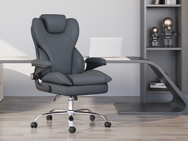 Big and Tall Office Chair Reclining High Back Leather Computer Chair