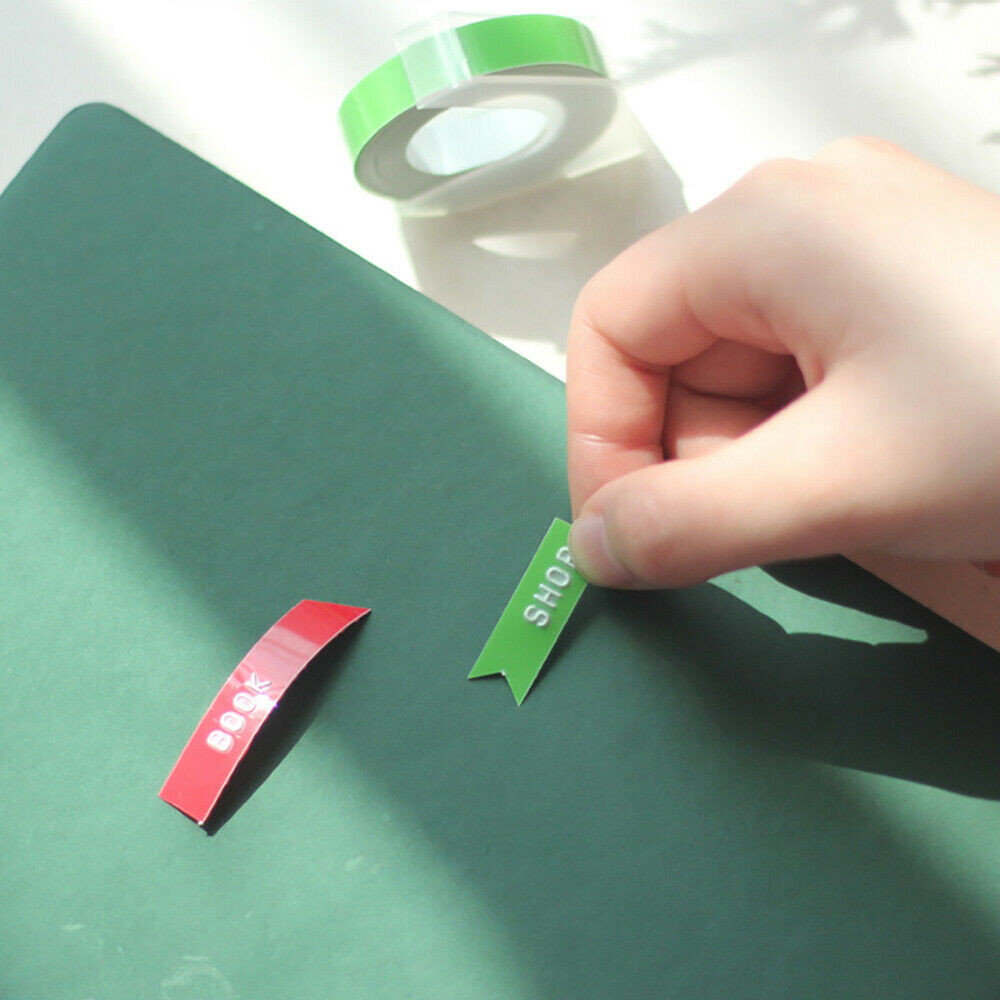 5PK Label Replace for Dymo 3D Plastic Embossing Tape Xpress Label Maker 3/8" 3m