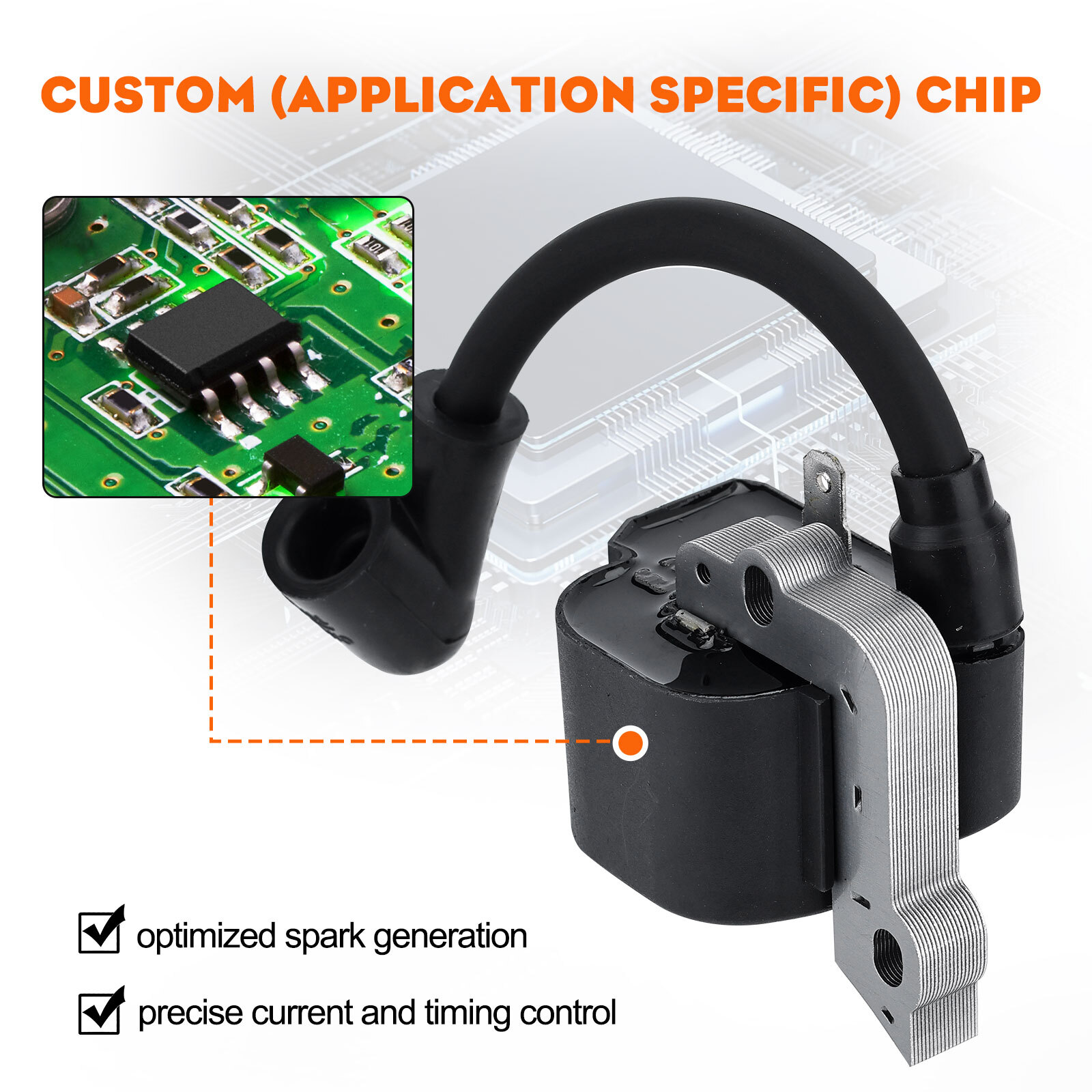 Ignition Coil For STIHL FS38 FS45 FS55 HL45 HS45 KM55 # 4140 400 1308 Strimmer