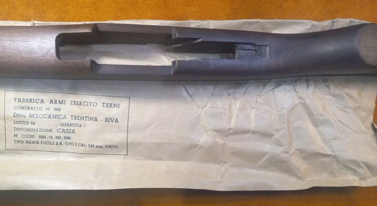 BM59 BM59E Stock Fabrica Armi Esercito Terni Meccanica Trentina M1 Garand WWII