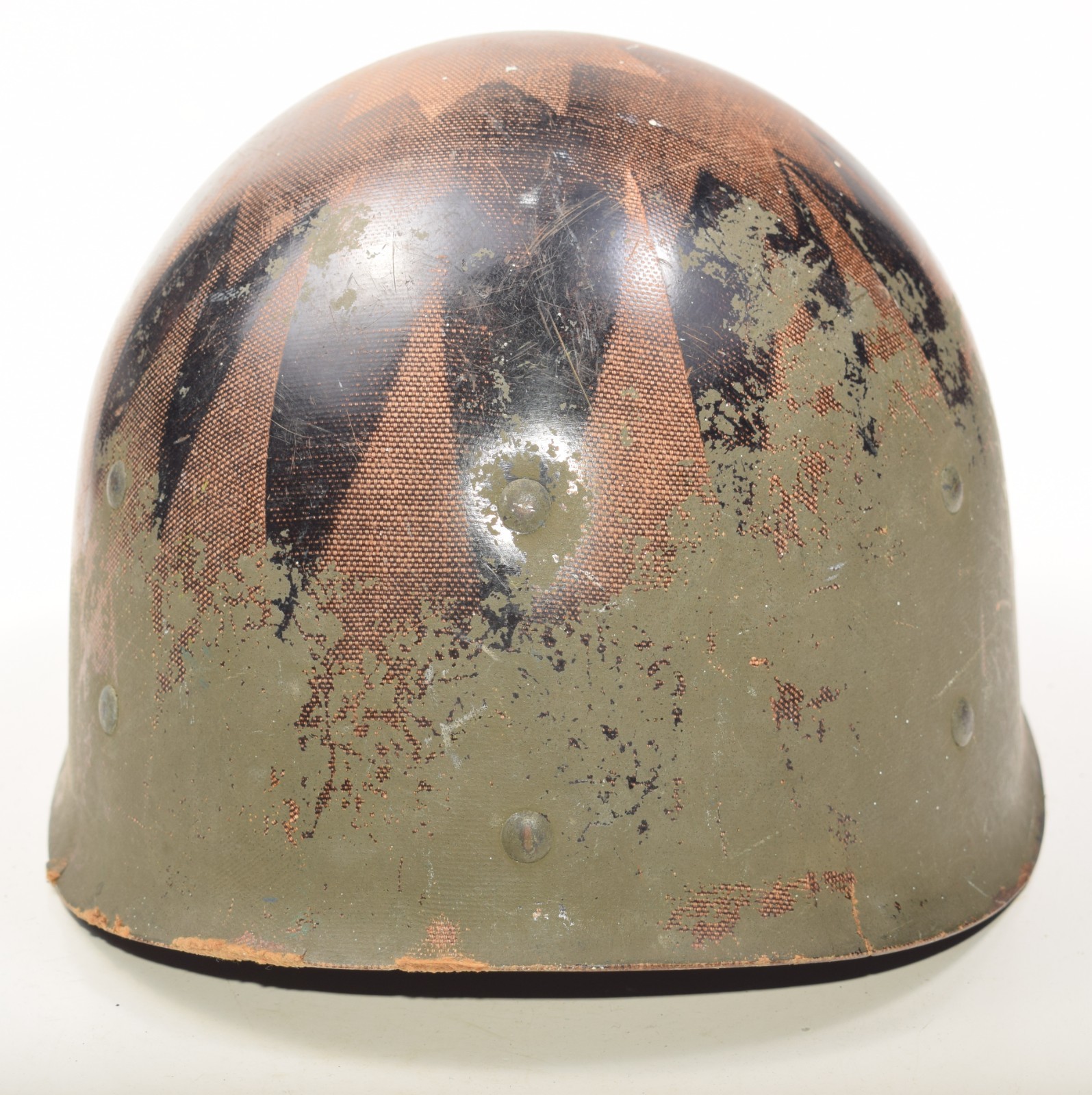 Original WWII US Military CAPAC M1 Helmet Liner w/ Sweatband, Nape Strap