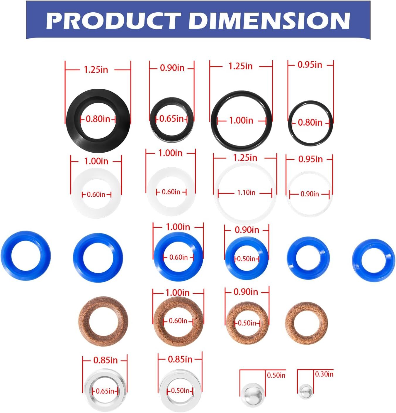 244194 Pump Repair Packing Kit for Graco 295 390 395 490 495 595 3400 Sprayer