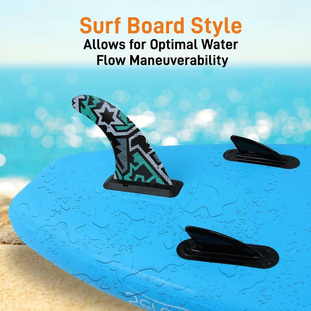 SereneLife Thunder Wave Water Fin for SUP Stand-Up Inflatable Paddle Boards