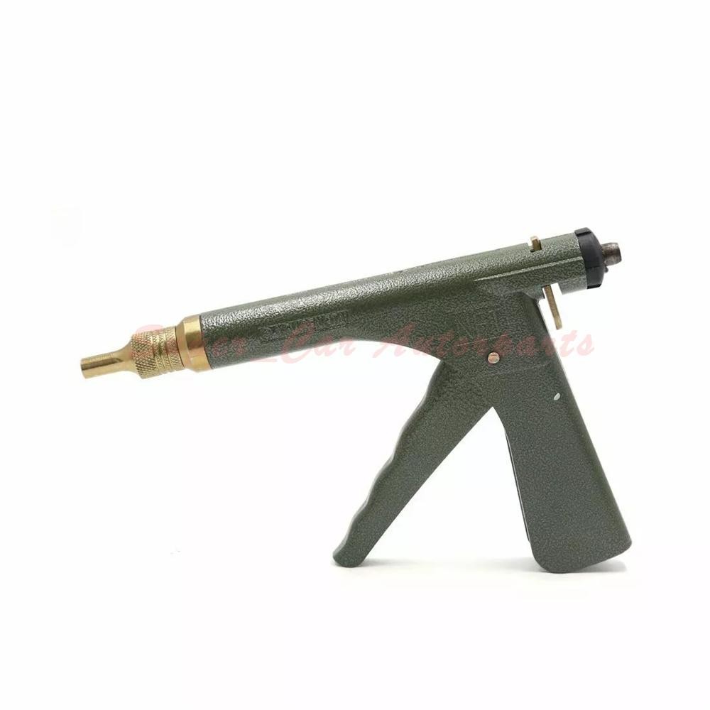 Tire Plugger Tubeless Tire Wheel Repair Gun Kit Mushroom Plug Probe Nozzle USA