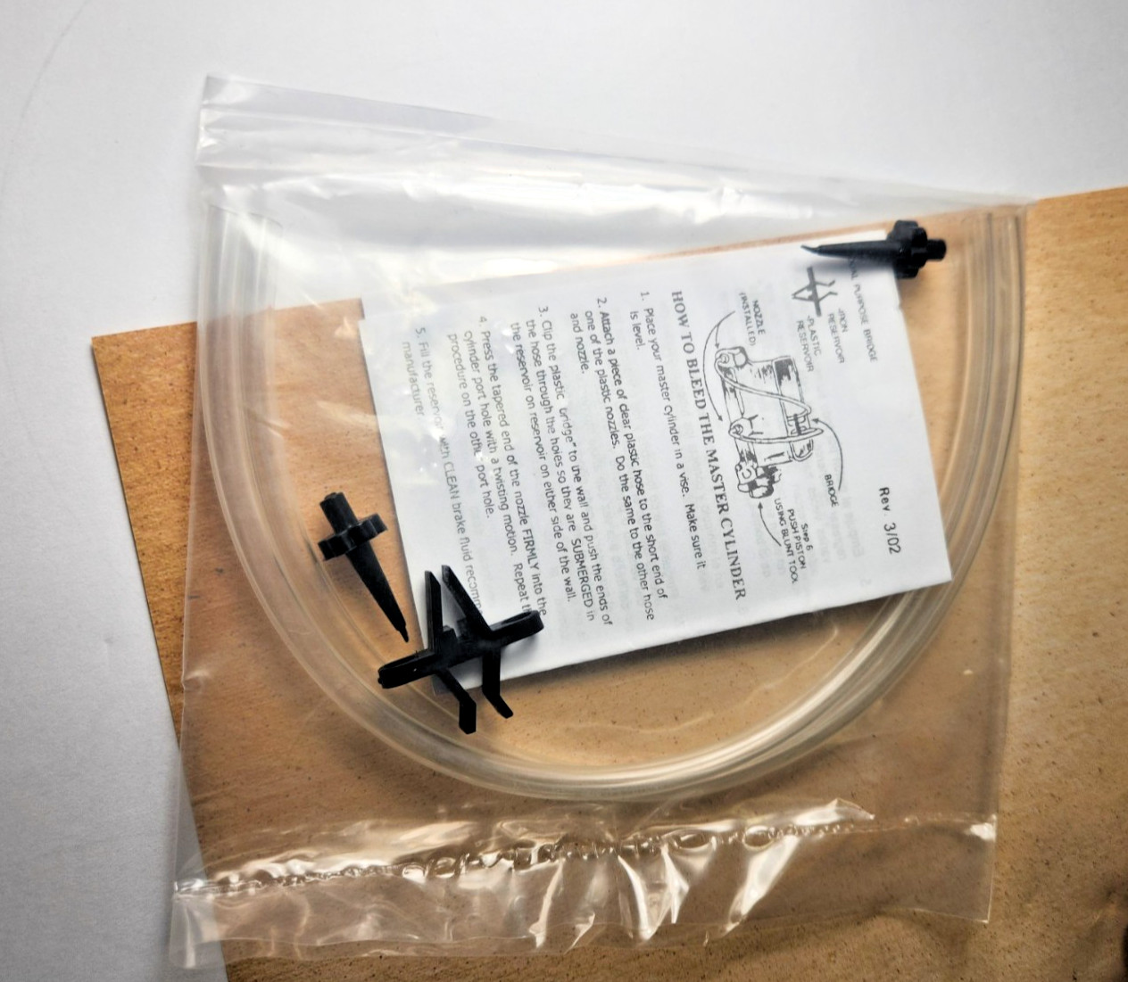 Chevy Master Cylinder 1" Bore 2 Ports Each Side w Fittings and Adaptor MC1321H