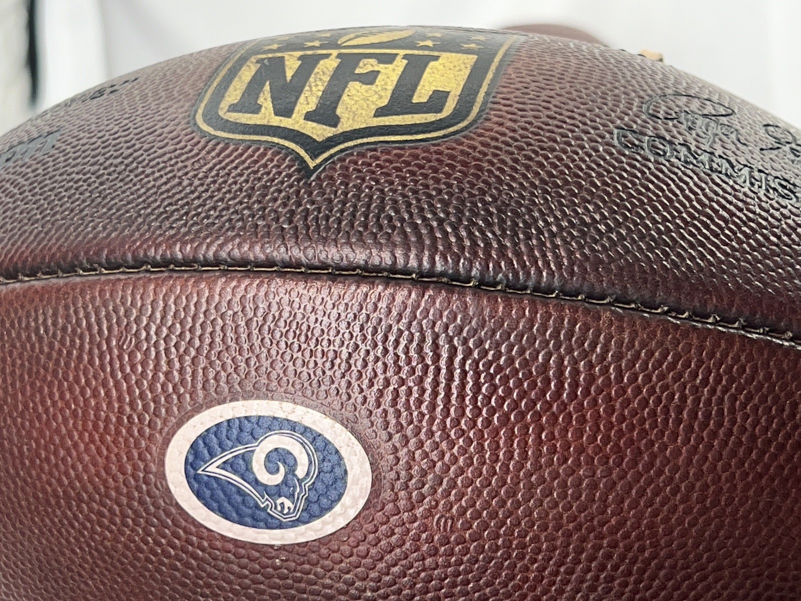 NFL "The Duke" Wilson Football - Game Ball 2x Rams - Game Prepped & Conditioned