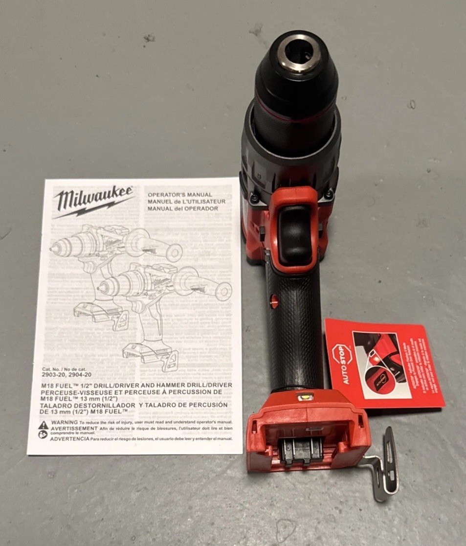 Milwaukee M18 FUEL 2904-20 18V 1/2" Cordless Brushless Hammer Drill (Tool Only)
