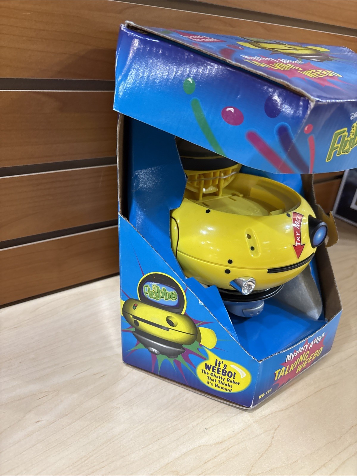 Disney Flubber Talking Weebo Robot Voice Activated Movement & More New