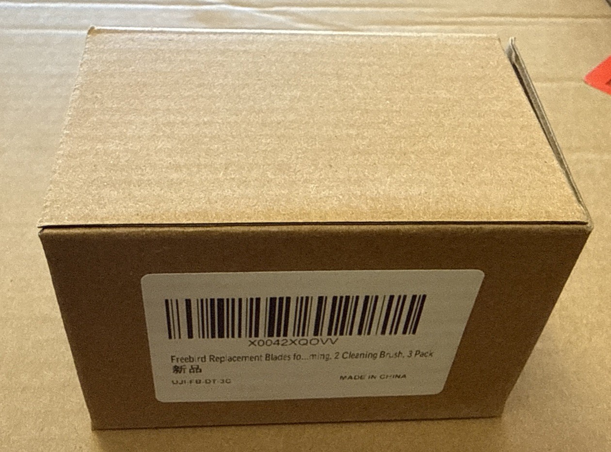 Freebird Replacement Blades 3 Pack for Head Shaver Kit, 5 3pcs