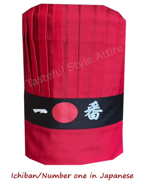 Teppanyaki Grill Chef Hibachi Tall Hat Set, New, Free Shipping