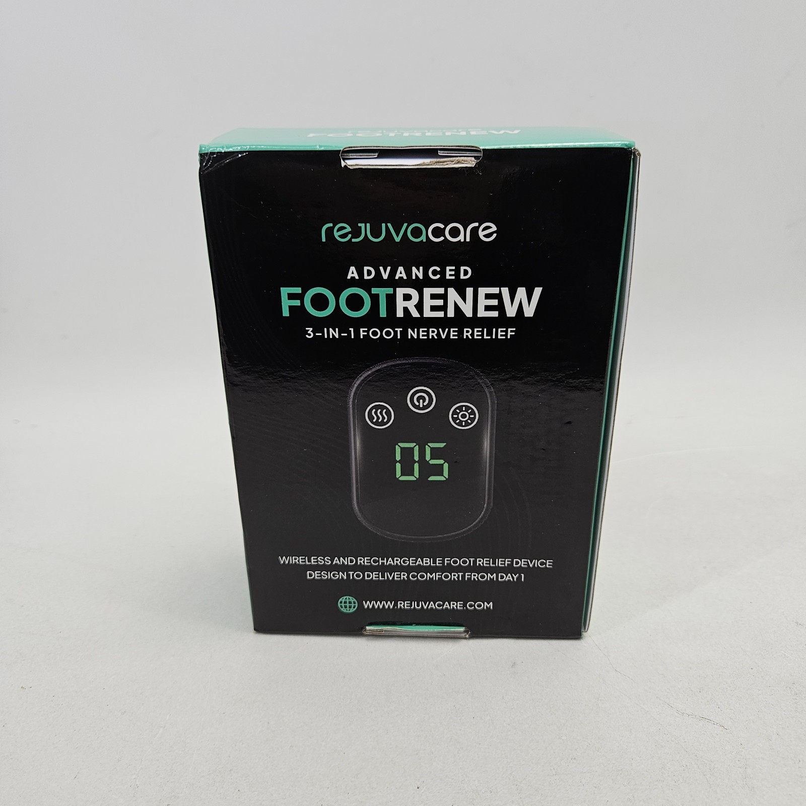 2 Rejuvacare Foot Renew 3-in-1 Nerve Relief Method +Ankle Massager Pair 2 count