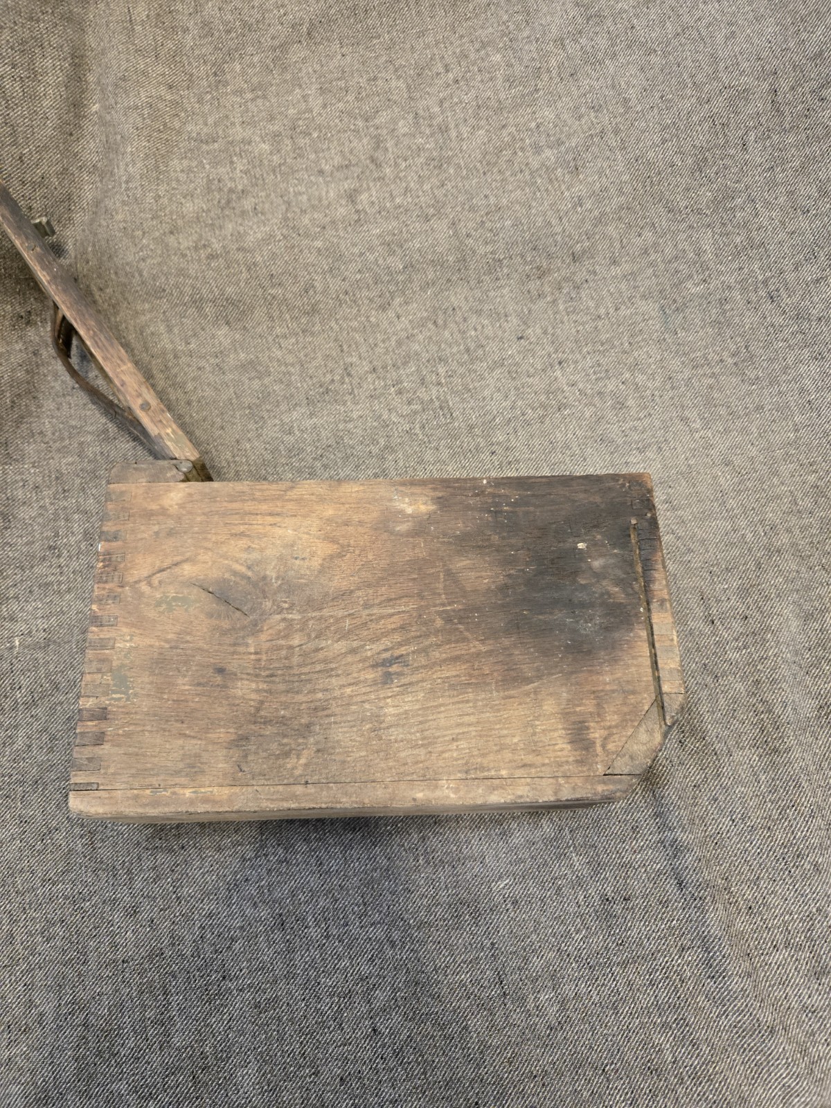 WW1 US ALL ORIGINAL WOODEN AMMUNITION BOX AS USED WITH THE M1917 BROWNING MG