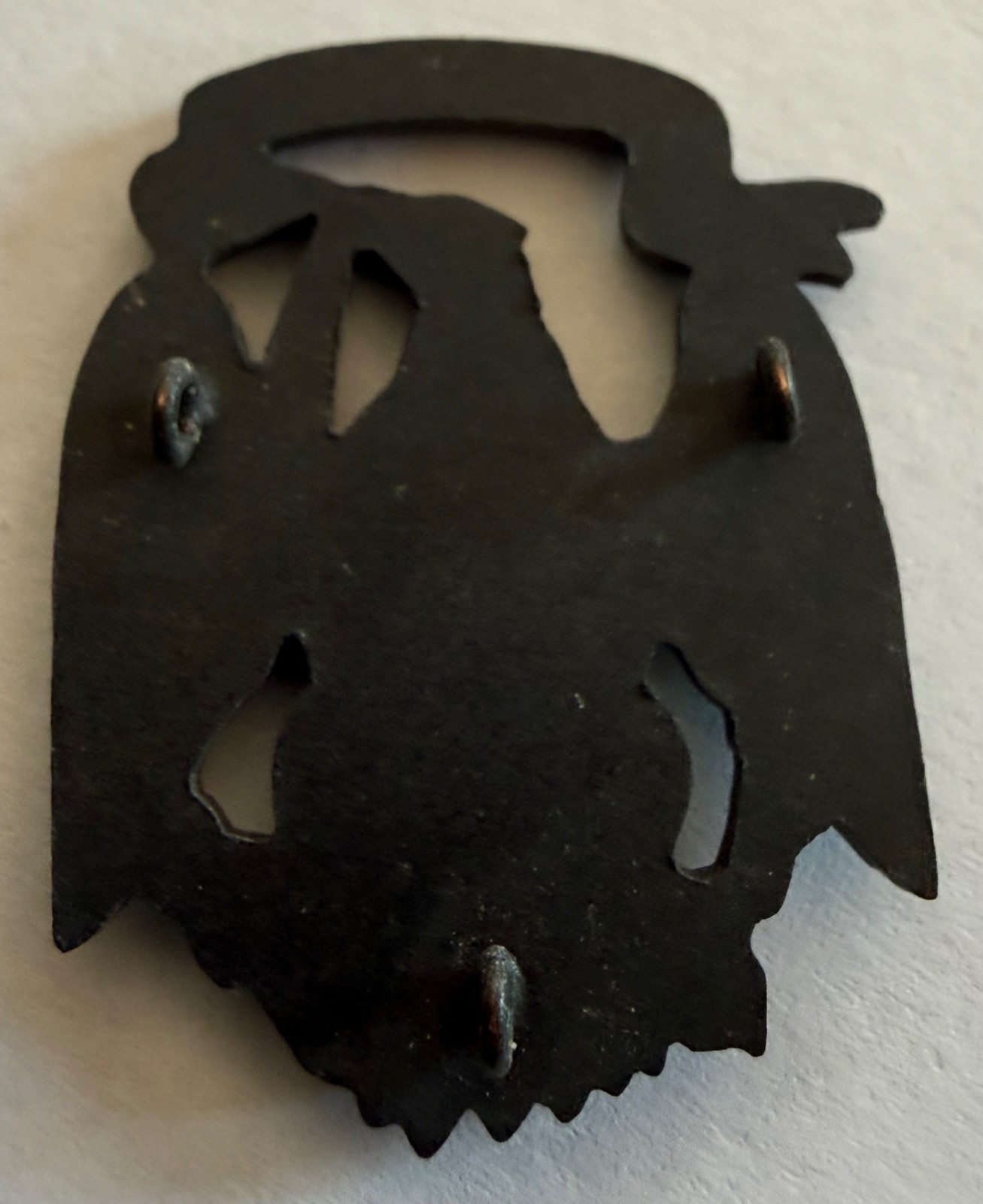 RARE 1902 US ARMY OFFICER EAGLE COLLAR INSIGNIA PAIR SEW ON SPANISH AMERICAN WAR