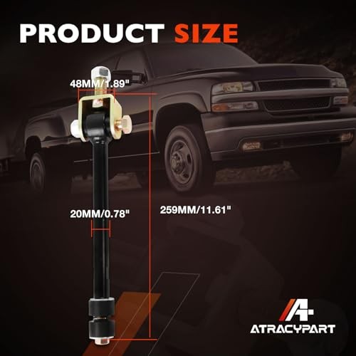 Sway Bar End Links (4-6") Compatible with 1999-2019 Chevy Silverado & GMC 4"-6"