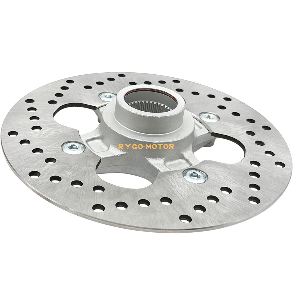 Rear Brake Rotor Disc W/Flange Hub for Honda TRX400EX Sportrax 400 TRX400X 99-14